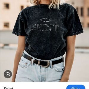 Black SEINT T-Shirt